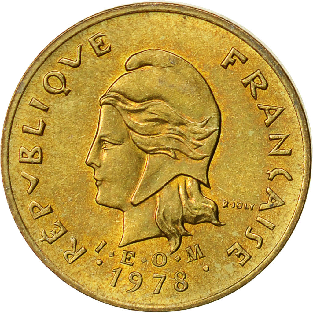 New Hebrides, Franc, 1978, Paris, AU(50-53), Nickel-brass, KM:4.2