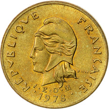 New Hebrides, Franc, 1978, Paris, AU(50-53), Nickel-brass, KM:4.2