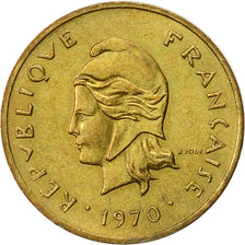 New Hebrides, Franc, 1970, Paris, AU(50-53), Nickel-brass, KM:4.1