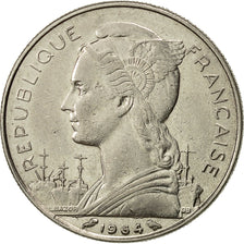Réunion, 50 Francs, 1964, AU(50-53), Nickel, KM:12