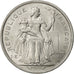 Polinesia francese, 2 Francs, 1977, Paris, SPL-, Alluminio, KM:10