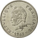 Polinesia francese, 20 Francs, 1967, Paris, BB, Nichel, KM:6