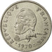 Polinesia francesa, 20 Francs, 1970, Paris, MBC, Níquel, KM:6