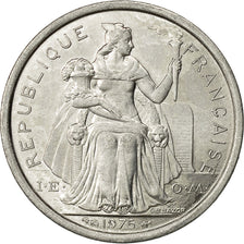 Polinesia francese, Franc, 1975, Paris, BB+, Alluminio, KM:11