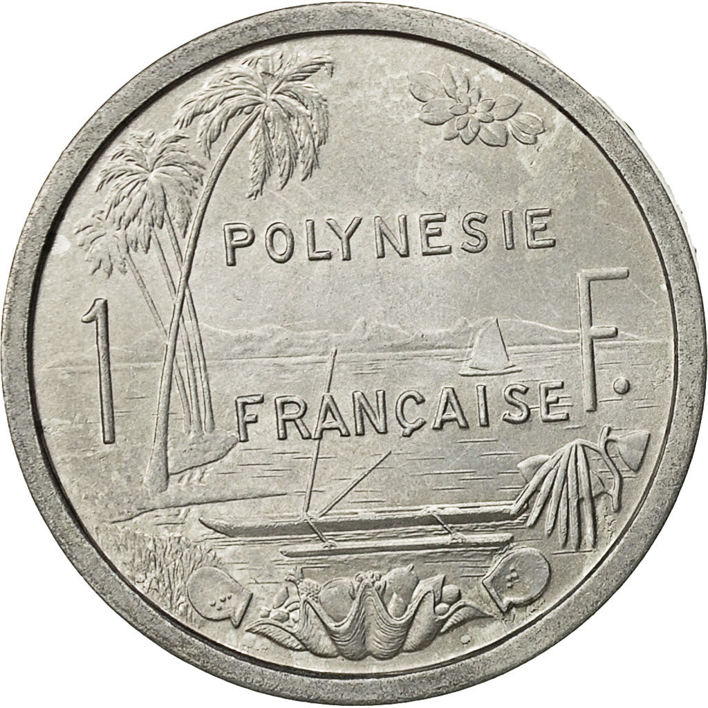 Polinesia francese, Franc, 1975, Paris, BB+, Alluminio, KM:11