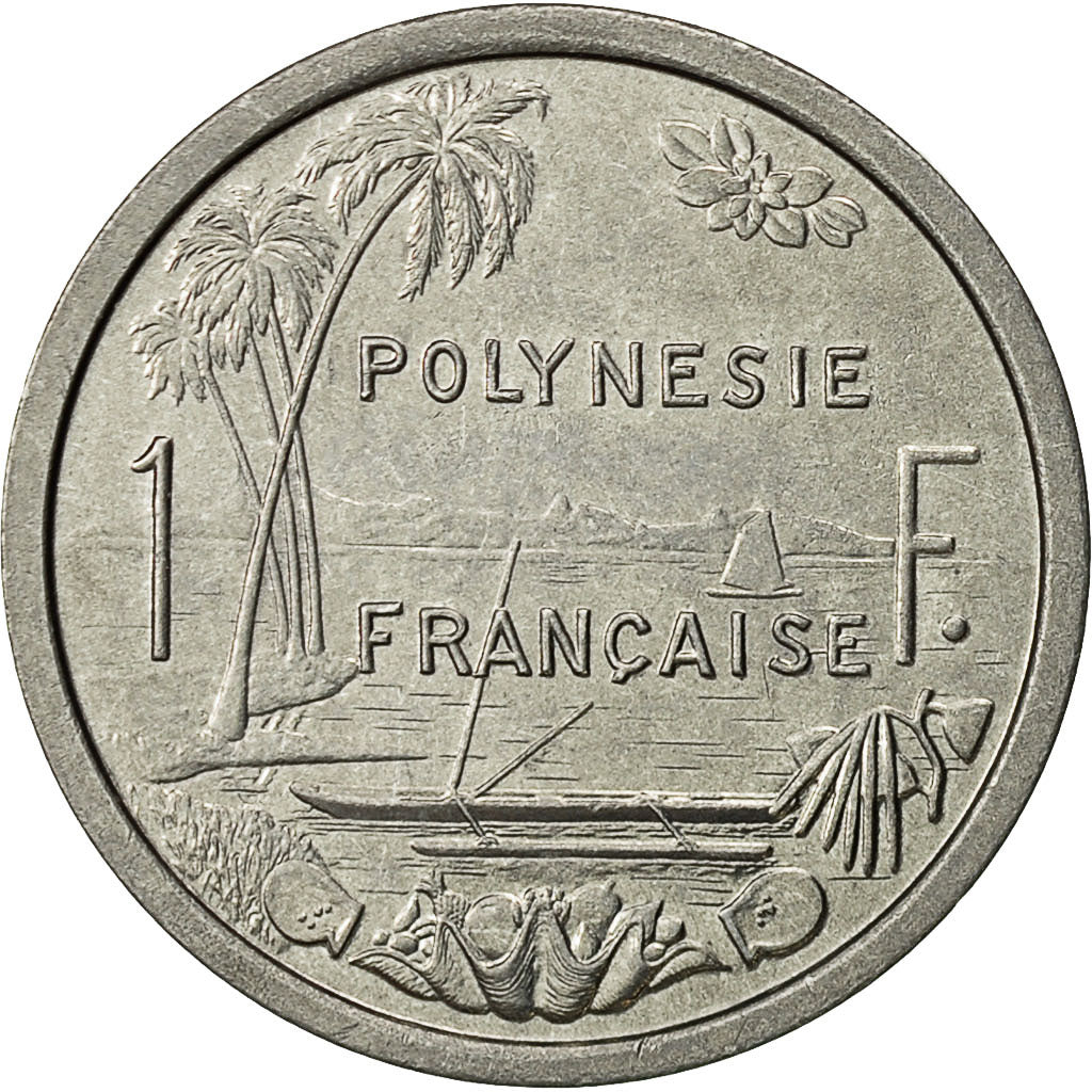 Polinesia francese, Franc, 1977, Paris, BB+, Alluminio, KM:11
