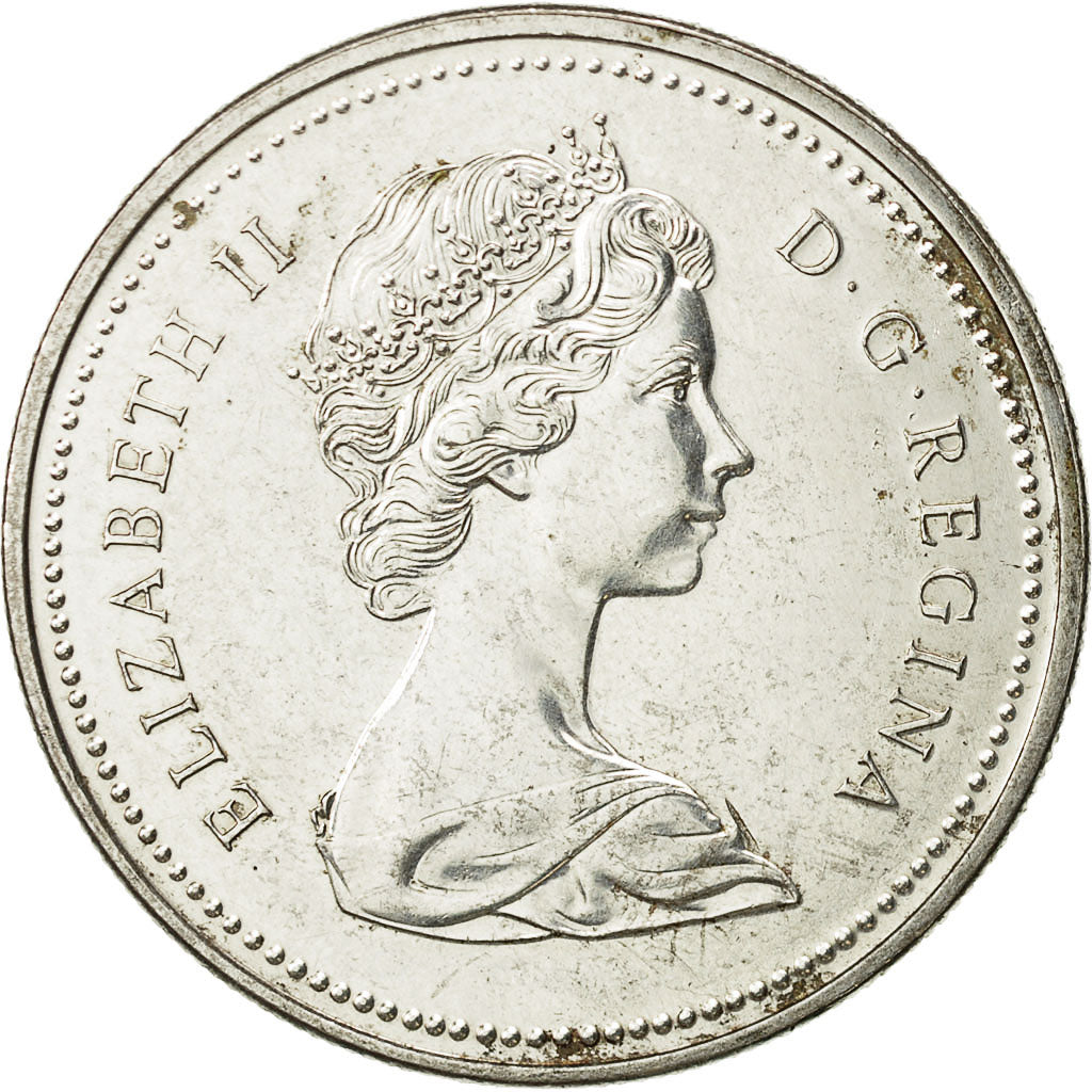 coin, Canada, Elizabeth II, Dollar, 1976, Royal Canadian Mint, Ottawa