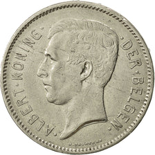coin, Belgium, 5 Francs, 5 Frank, 1933, EF(40-45), Nickel, KM:98