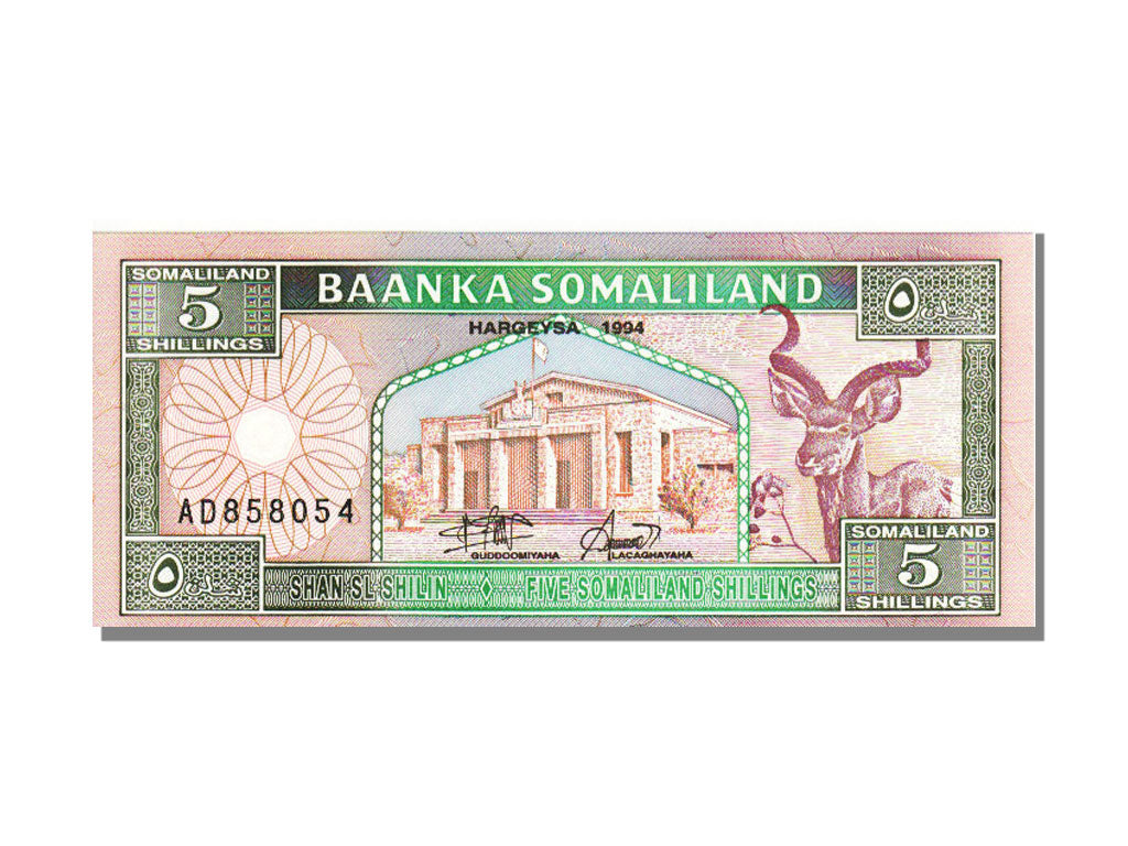 Somaliland, 5 Shillings, 1994, UNC(65-70)