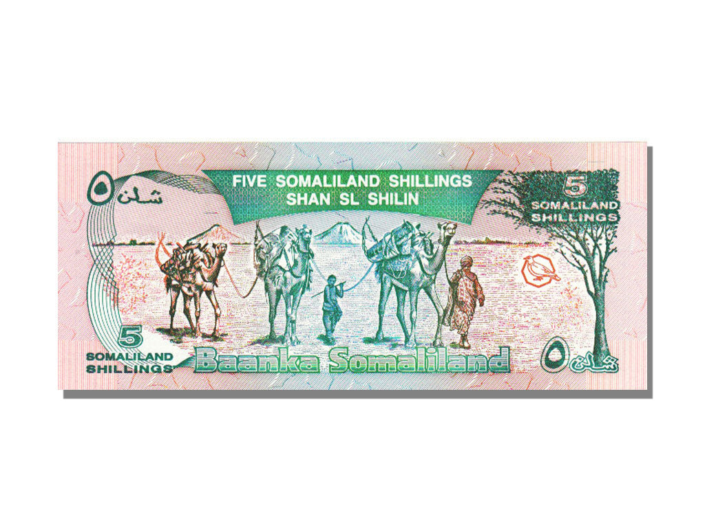 Somaliland, 5 Shillings, 1994, UNC(65-70)