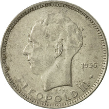 münze, Belgien, 5 Francs, 5 Frank, 1936, SS, Nickel, KM:109.1
