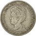münze, Niederlande, Wilhelmina I, Gulden, 1914, SS, Silber, KM:148