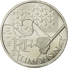 France, 10 Euro, Limousin, 2010, SPL+, Argent, KM:1660