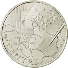 France, 10 Euro, Centre, 2010, MS(64), Silver, KM:1650