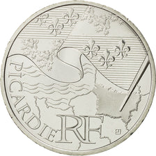 France, 10 Euro, Picardie, 2010, SPL+, Argent, KM:1666