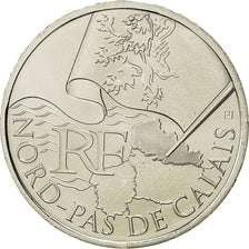France, 10 Euro, Nord-Pas de Calais, 2010, SPL+, Argent, KM:1664