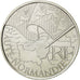 France, 10 Euro, Haute Normandie, 2010, MS(64), Silver, KM:1656