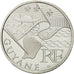 France, 10 Euro, Guyane, 2010, MS(64), Silver, KM:1654