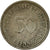 Moneta, Niemcy - RFN, 50 Pfennig, 1970, Munich, VF(20-25), Miedź-Nikiel