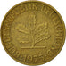 Monnaie, République fédérale allemande, 10 Pfennig, 1975, Munich, TTB, Brass