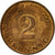 Coin, GERMANY - FEDERAL REPUBLIC, 2 Pfennig, 1964, Karlsruhe, EF(40-45), Bronze