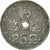 Moneta, Belgia, 25 Centimes, 1943, VF(20-25), Cynk, KM:132