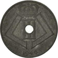 Moneda, Bélgica, 25 Centimes, 1946, MBC, Cinc, KM:131