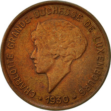 Moneda, Luxemburgo, Charlotte, 5 Centimes, 1930, BC+, Bronce, KM:40