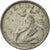 Moneda, Bélgica, 2 Francs, 2 Frank, 1923, BC+, Níquel, KM:92