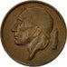 Coin, Belgium, 50 Centimes, 1958, EF(40-45), Bronze, KM:145