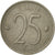 Moneta, Belgia, 25 Centimes, 1964, Brussels, EF(40-45), Miedź-Nikiel, KM:154.1