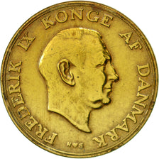 Coin, Denmark, Frederik IX, Krone, 1947, Copenhagen, EF(40-45), Aluminum-Bronze