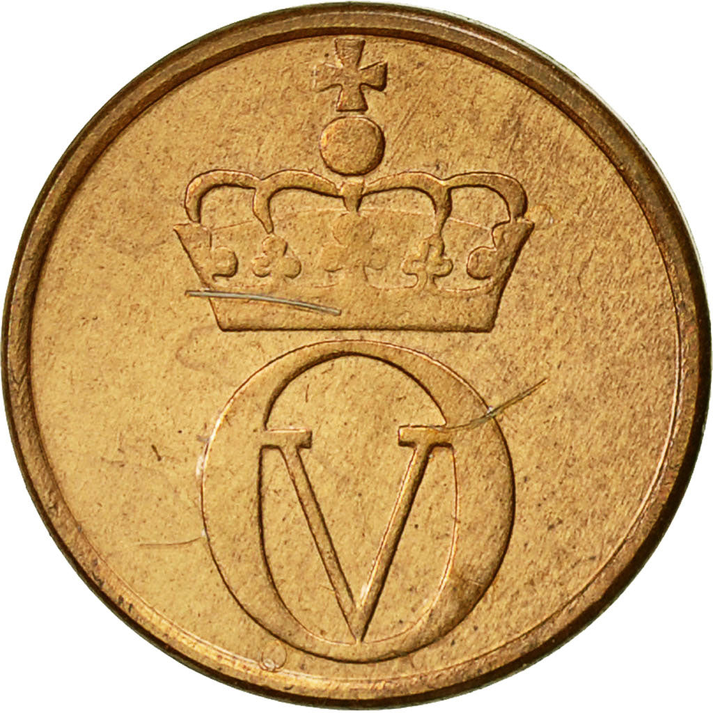Monnaie, Norvège, Olav V, Ore, 1967, TTB, Bronze, KM:403