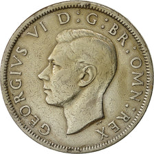 Monnaie, Grande-Bretagne, George VI, 1/2 Crown, 1951, TTB, Copper-nickel, KM:879