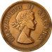 Coin, South Africa, Elizabeth II, Penny, 1955, EF(40-45), Bronze, KM:46