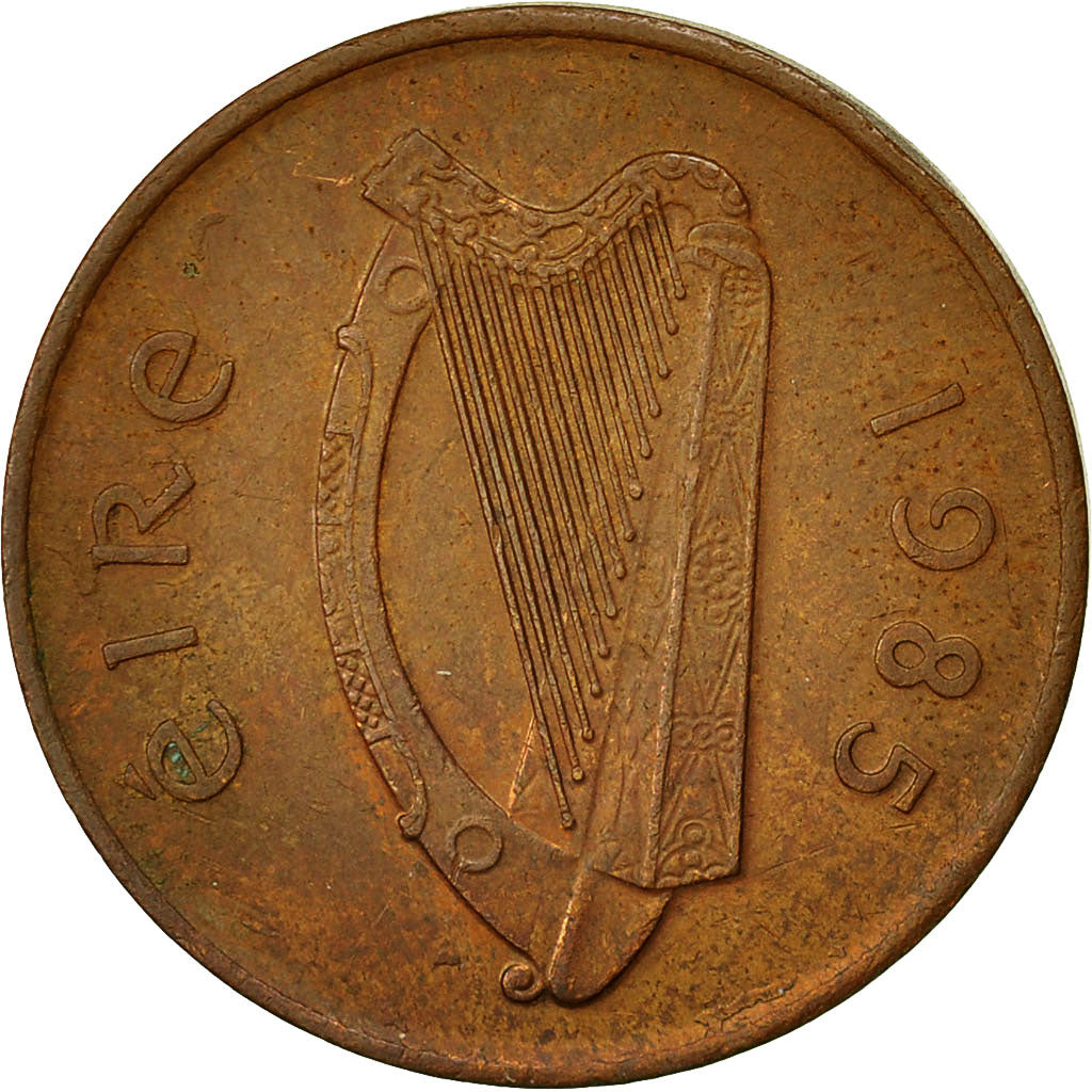 Münze, IRELAND REPUBLIC, 2 Pence, 1985, SS, Bronze, KM:21