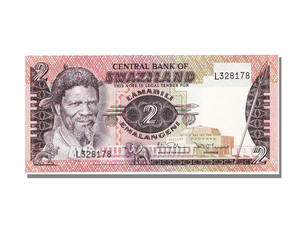 Swaziland, 2 Emalangeni, 1984, KM #8b, UNC(65-70), L328178