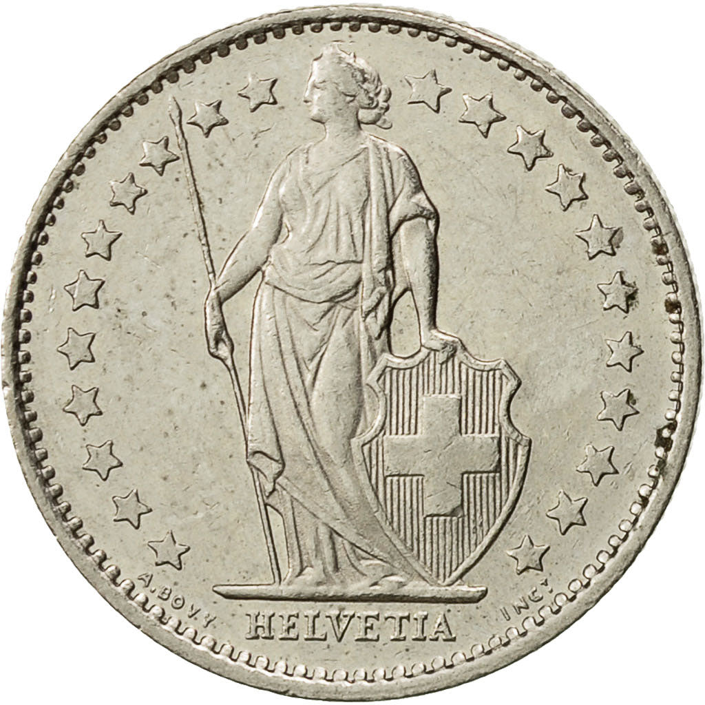 Moneda, Suiza, 1/2 Franc, 1980, Bern, MBC, Cobre - níquel, KM:23a.1