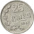Coin, Luxembourg, Jean, 25 Centimes, 1967, EF(40-45), Aluminum, KM:45a.1