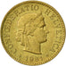 Moneta, Szwajcaria, 5 Rappen, 1981, Bern, EF(40-45), Aluminium-Brąz, KM:26c