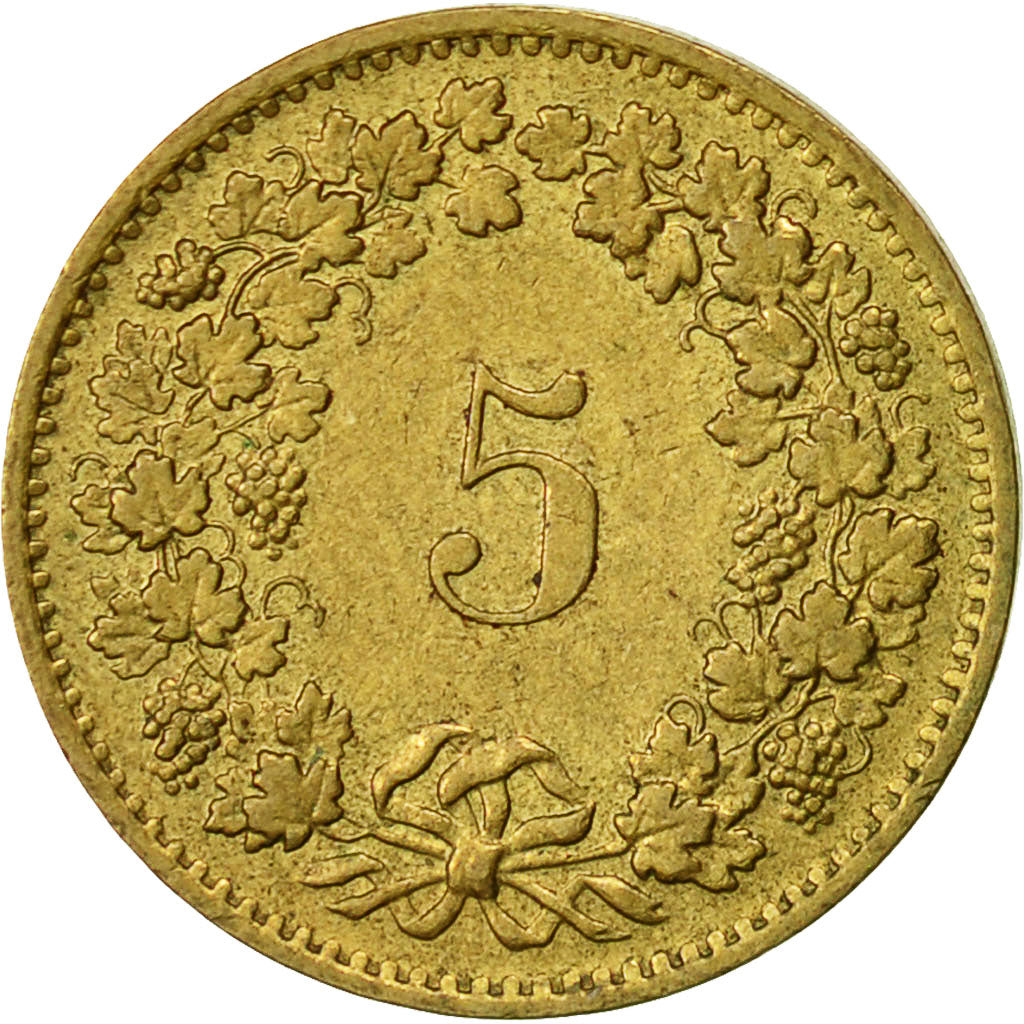 Moneta, Szwajcaria, 5 Rappen, 1981, Bern, EF(40-45), Aluminium-Brąz, KM:26c