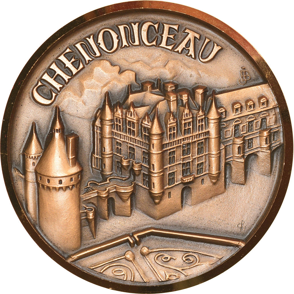 France, Medal, Château de Chenonceau, J. Balme, MS(63), Bronze