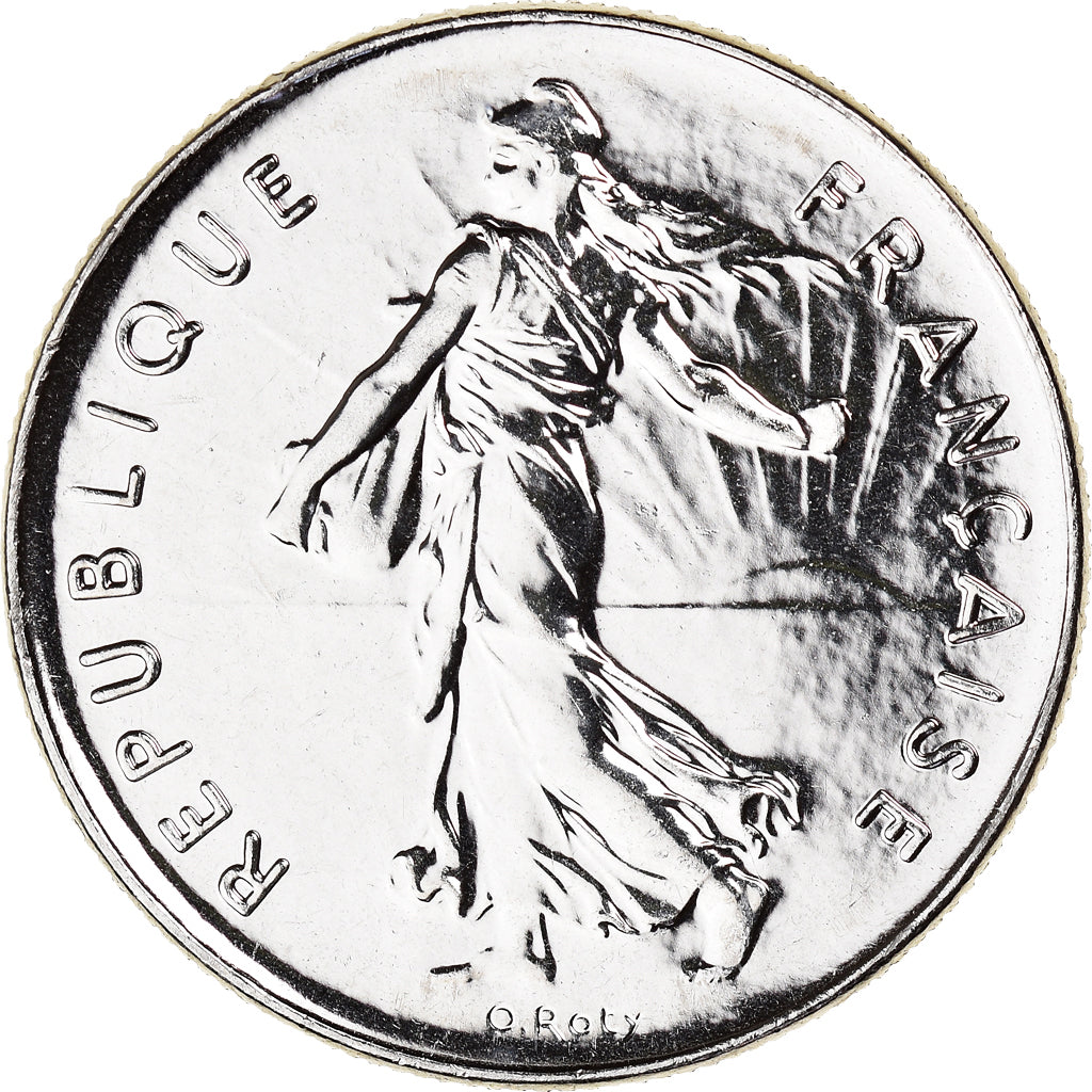 Moneda, Francia, Semeuse, 5 Francs, 2001, Paris, BU, FDC, Níquel recubierto de