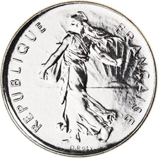 Moneda, Francia, Semeuse, 5 Francs, 2001, Paris, BU, FDC, Níquel recubierto de