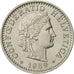 Moneda, Suiza, 20 Rappen, 1989, Bern, MBC+, Cobre - níquel, KM:29a