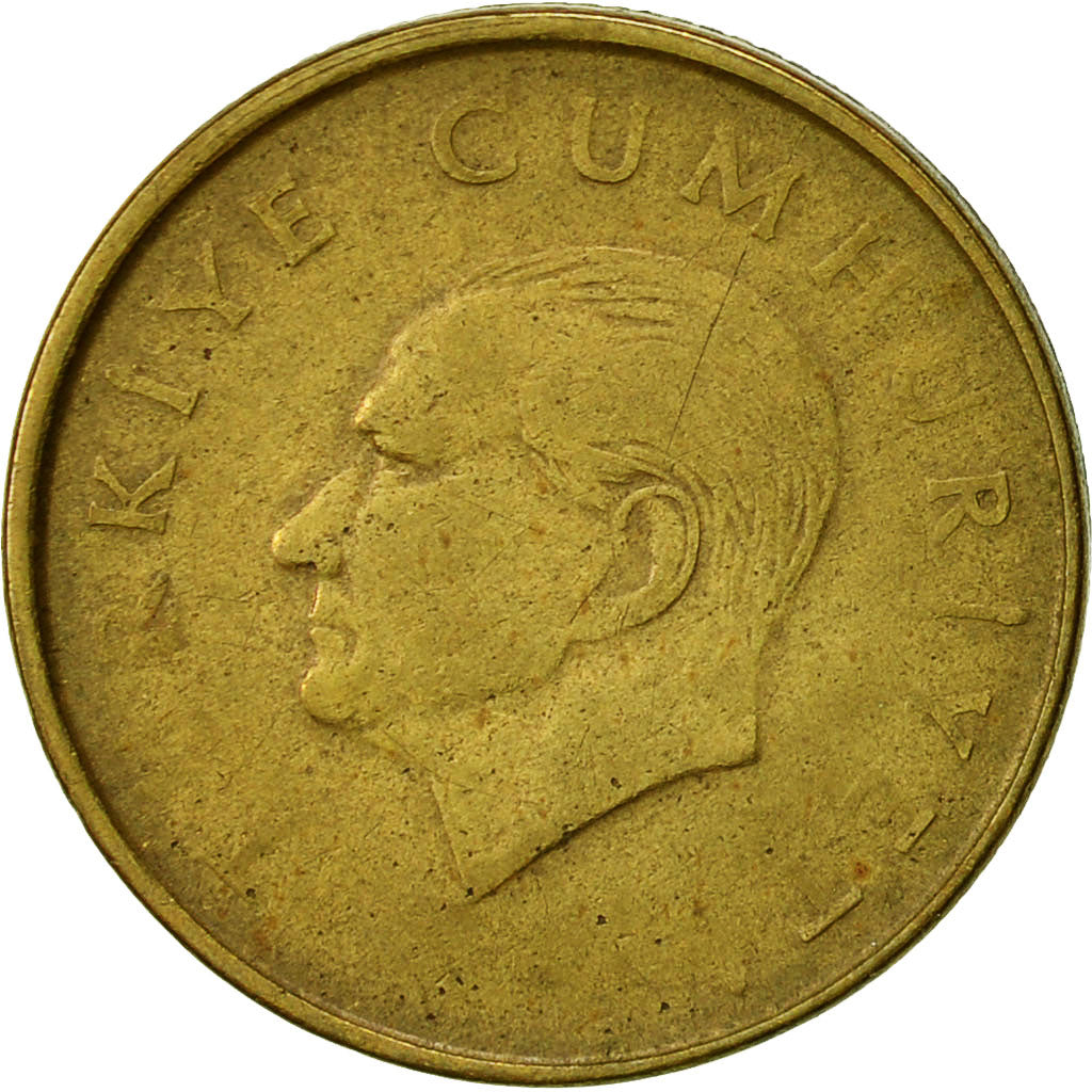 Coin, Turkey, 100 Lira, 1990, VF(20-25), Aluminum-Bronze, KM:988