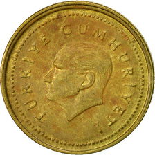 Coin, Turkey, 5000 Lira, 1999, EF(40-45), Brass, KM:1029.2