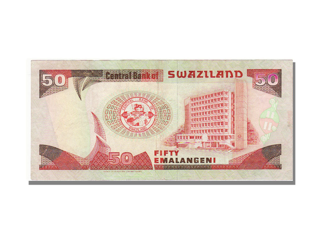 Swaziland, 50 Emalangeni, 1990, KM #22a, AU(55-58), A737476