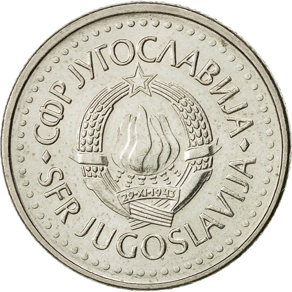 Monnaie, Yougoslavie, 10 Dinara, 1985, TTB+, Copper-nickel, KM:89