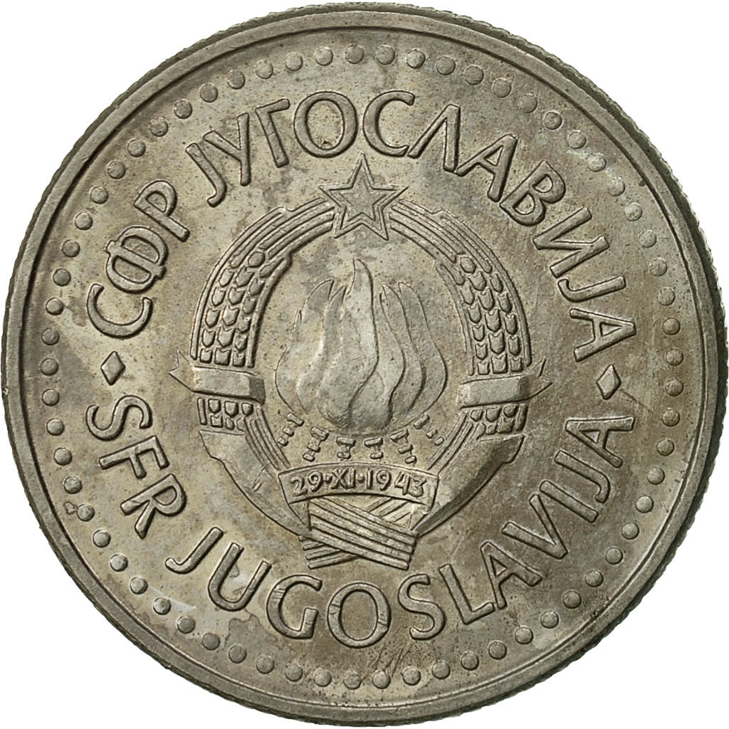 Monnaie, Yougoslavie, 10 Dinara, 1985, TTB, Copper-nickel, KM:89